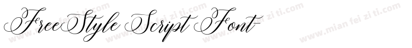 FreeStyle Script Font字体转换